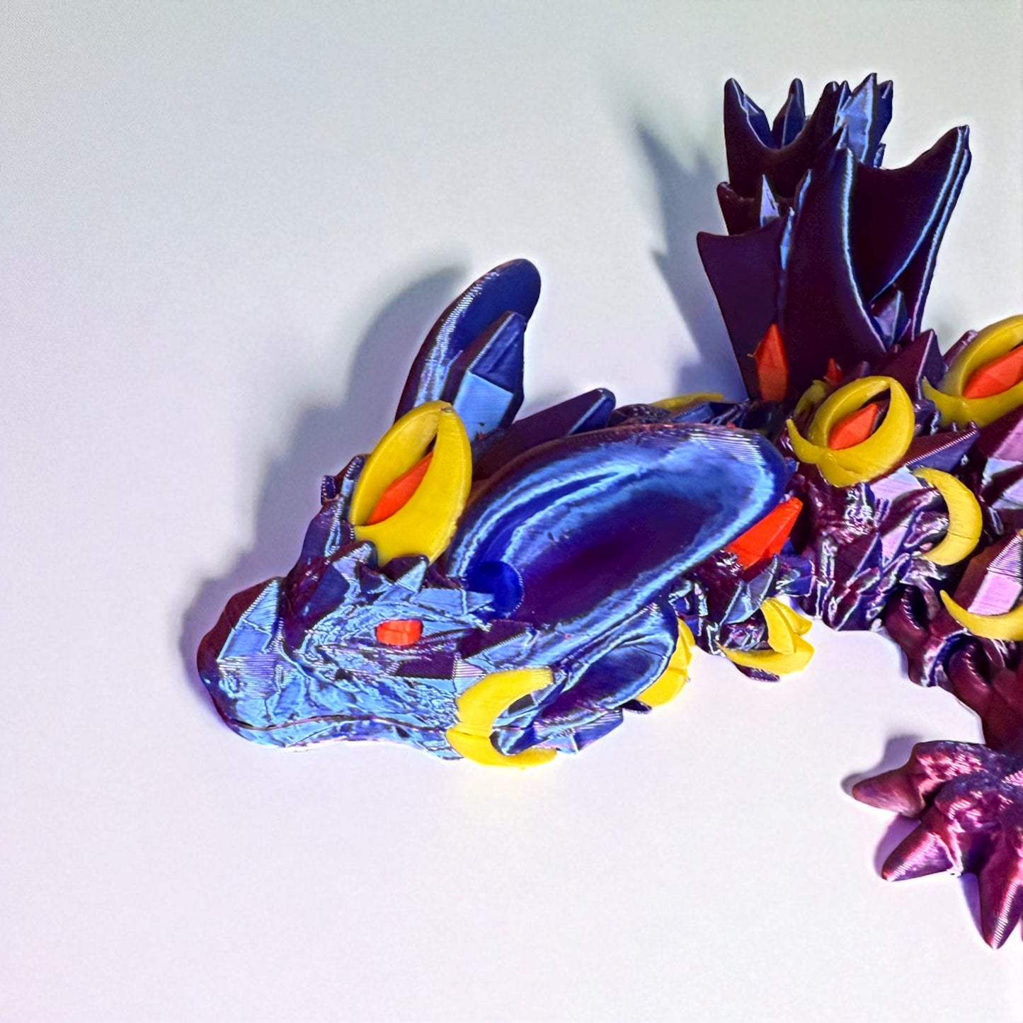 Pythios Dragon Figure – Mythical Serpent of Flame