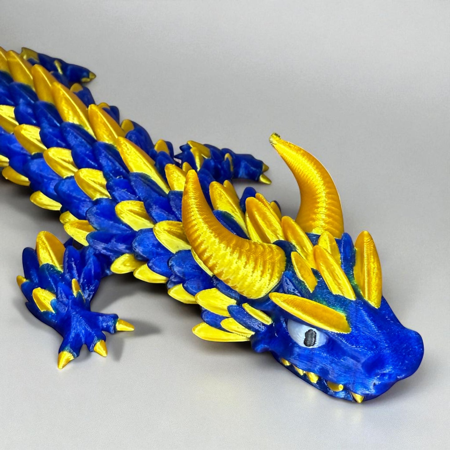 Majestic Articulated Silk Dragon – 22" of Pure Fantasy