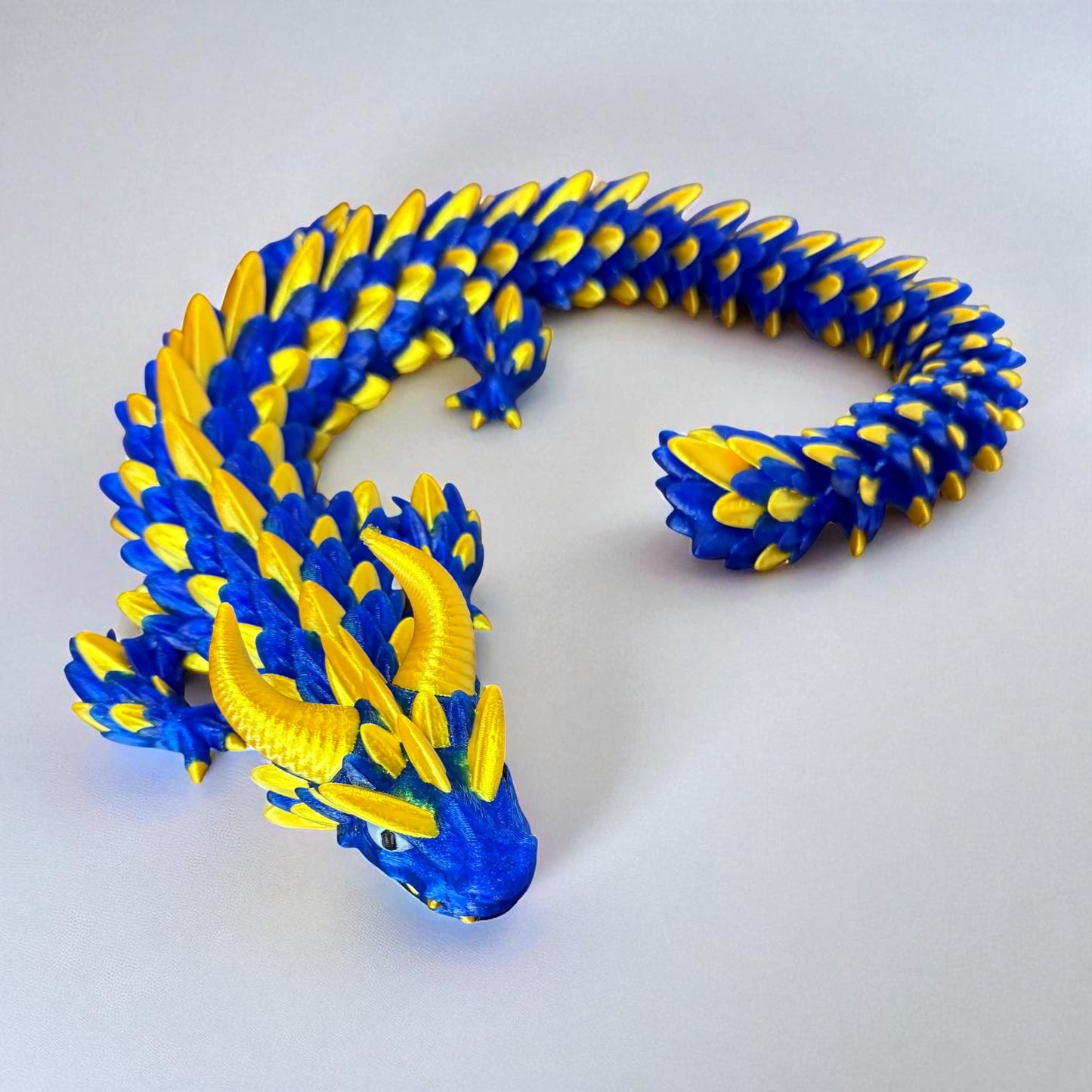 Majestic Articulated Silk Dragon – 22" of Pure Fantasy