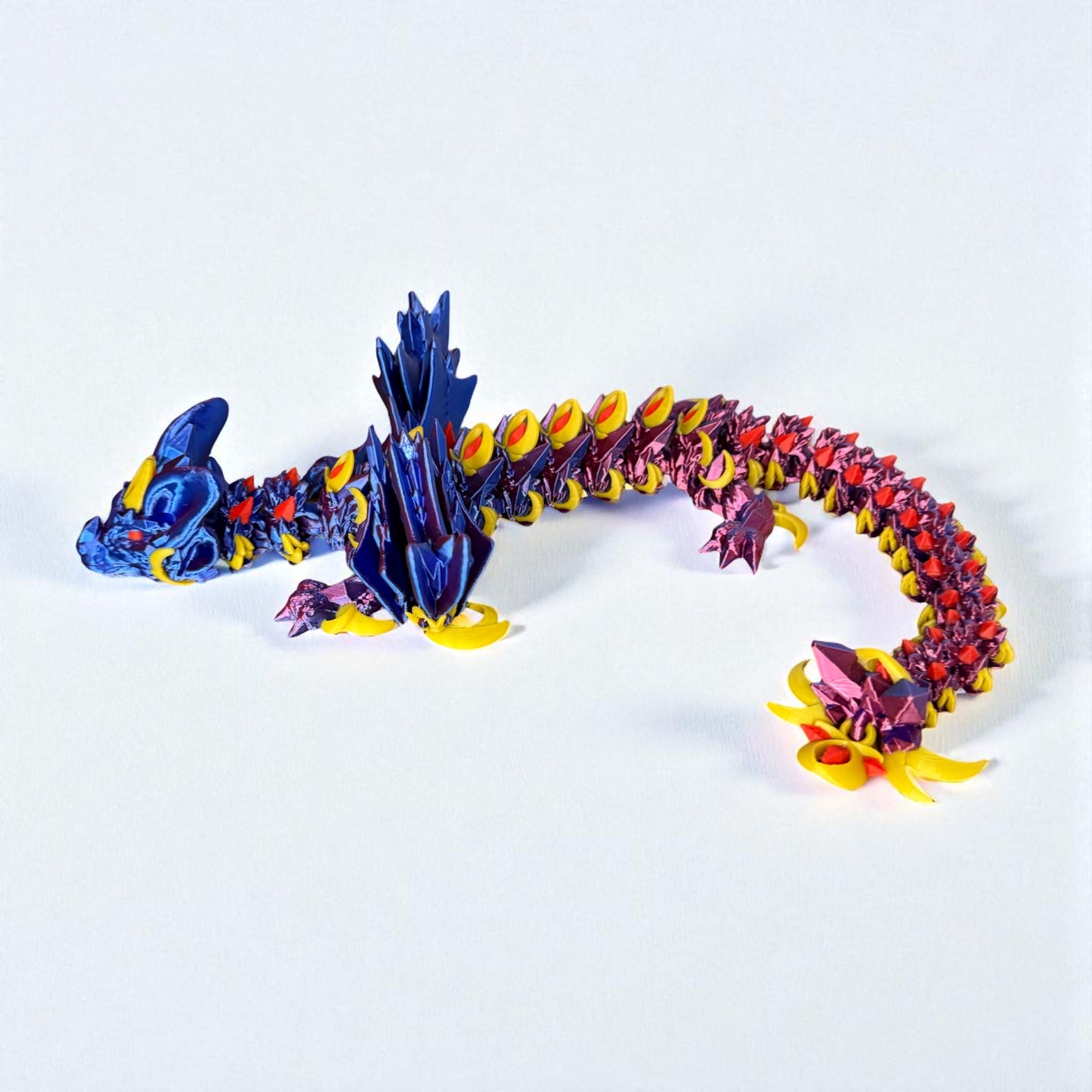 Pythios Dragon Figure – Mythical Serpent of Flame
