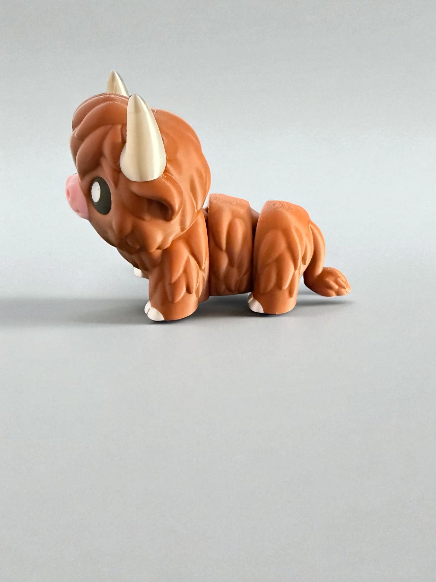 Charming Highland Cow – Poseable Farm Animal Collectible