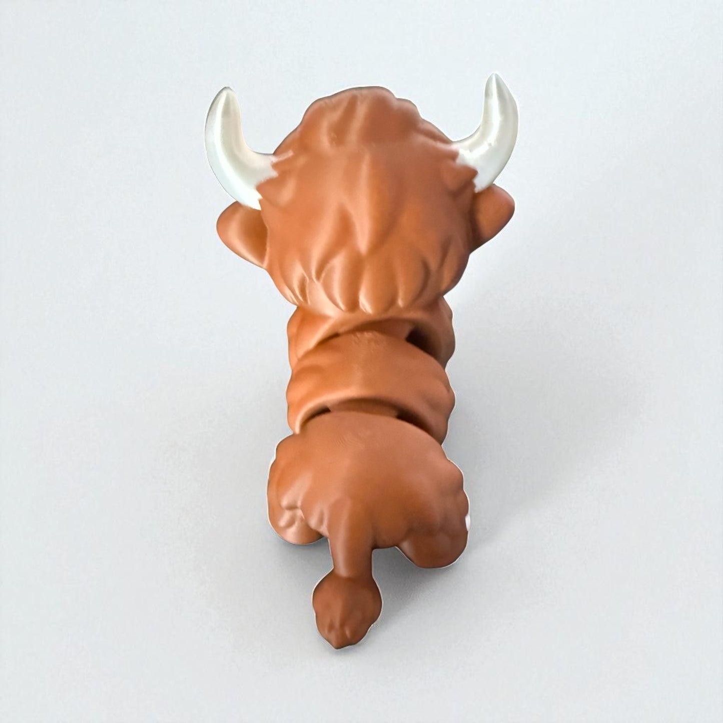 Charming Highland Cow – Poseable Farm Animal Collectible