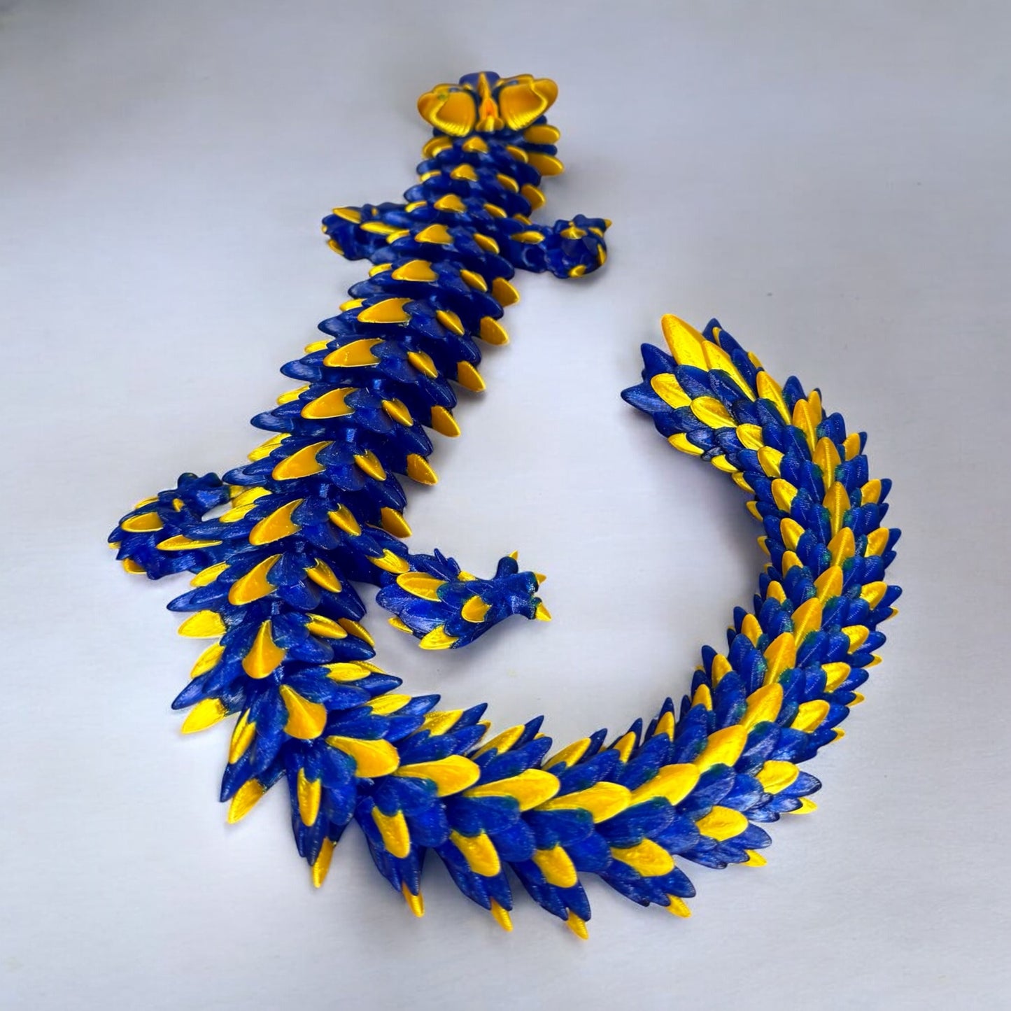 Majestic Articulated Silk Dragon – 22" of Pure Fantasy