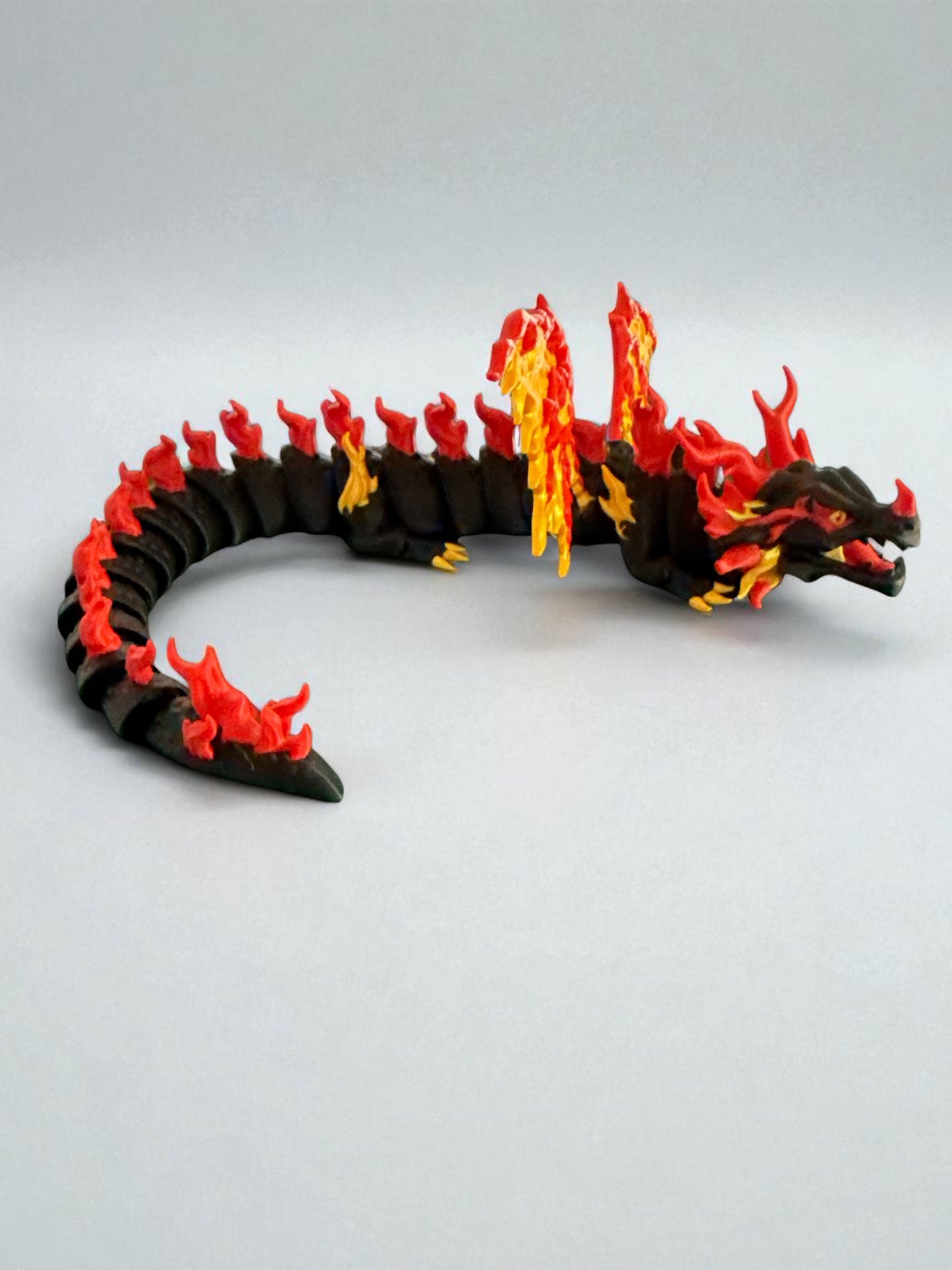 Magnus the Fire Dragon – 18" Poseable Figure (Premium PLA Edition)