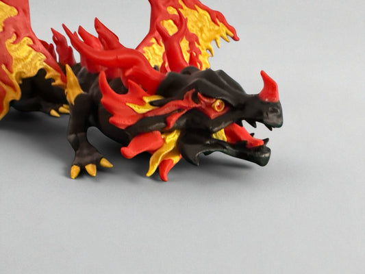 Magnus the Fire Dragon – 18" Poseable Figure (Premium PLA Edition)