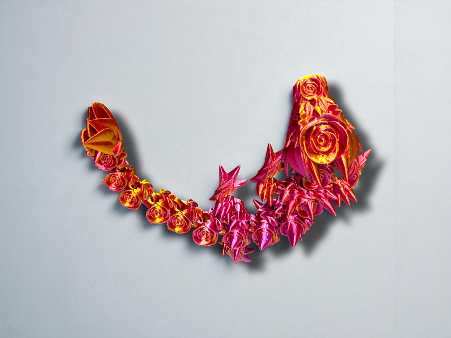 Noella the Rose Dragon – A Majestic Creature in Red and Gold